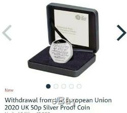Brexit 2020 UK coin bundle- Gold sovereign+ Silver proof+ Strike your own BU+ BU