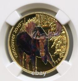 CANADA 2009 OLYMPICS $75 DOLLARS GOLD COIN NGC PF69 ULTRA CAMEO- OLYMPICS-Moose