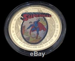 CANADA 2013 SUPERMAN COINS (ALL 7) including the Gold Coin + Book