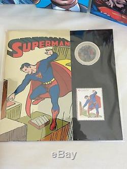 CANADA 2013 SUPERMAN COINS (ALL 7) including the Gold Coin + Book