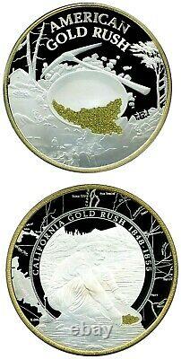 California Gold Rush Jumbo Commemorative Coin Proof Lucky Money Value $199.99