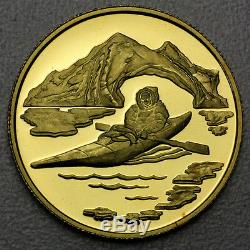 Canada $100 Gold Coin 22kt 1980 Arctic Territories