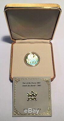 Canada 2002 $150 Lunar Year of the Horse Hologram Gold Coin