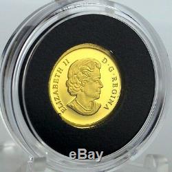 Canada 2014 Sea Creatures Seahorse, 1/25 oz Pure Gold 50-Cent Proof Coin