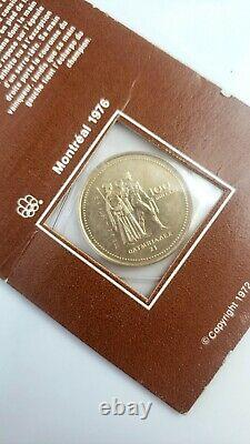 Canadian Olympic $100 Gold Coin 1/4 oz Montreal Olympics 1976