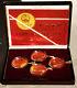 Chinese China 30th Anniversary Commemorative Gold Coins Set 1949-1979 Rare