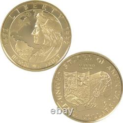 Christopher Columbus Quincentenary Commemorative 1992 W Proof Gold $5