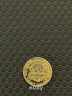 Commemorative U. S Gold Eagle Liberty 1886.999 Gold 1/100oz Rare BU