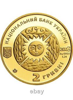 Commemorative gift gold coin Libra in a case. Certificate with 3 signature