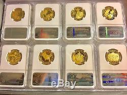 Complete Set First Spouse Gold $10 Ngc Pf 70 Ultra Cameo