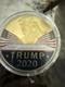 Donald Trump 2020 Silver Gold Plated Rare Coin 45 President Commemorative