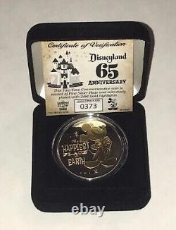 Disney Commemorative Coin 65th Anniversary 24k Gold