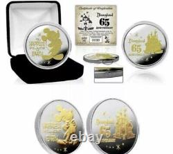 Disney Commemorative Coin 65th Anniversary 24k Gold