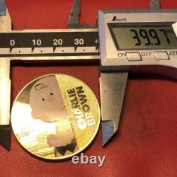 Disney Commemorative Gold Coin Medal with Case Used