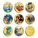 Disney Pixar Gifts Collection 24 Carat Gold Coin Medal Complete Bundle Pack