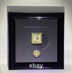 Disney Scrooge McDuck Artwork LE Commemorative Stamp and Gold Coin 917/1000