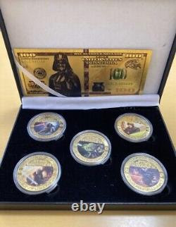 Disney Star Wars Commemorative Gold Coin Set difficult to get
