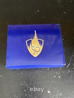 Disney World 50th Anniversary 24kt Gold Plated Commemorative Coin LE 4000