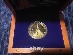 Disney World 50th Anniversary 24kt Gold Plated Commemorative Coin LE # 70/4000