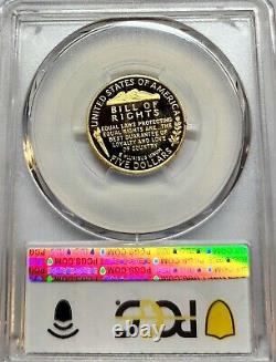 EXQUISITE 1993-W Madison Bill of Rights $5 Gold Coin PCGS-PR69DCAM U. S. Mint
