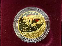 End of World War II 75th Anniversary 1/2 oz 24kt Gold Medal