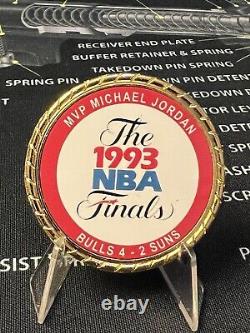 Extremely Rare? 93' NBA Finals Michael Jordan MVP Commemorative Challenge Coin