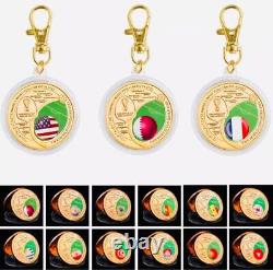FIFA World Cup Qatar Gold commemorative coins Football coins World Cup 2022
