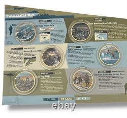 Falklands War Collection Collectable Commemorative Gold Coin Complete Collection
