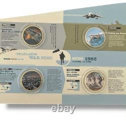 Falklands War Collection Collectable Commemorative Gold Coin Complete Collection