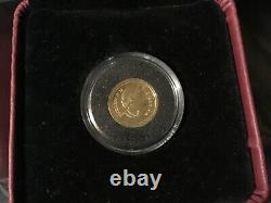 Farewell to the penny gold coin 1/25oz
