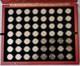 First Commemorative Mint Set 56 Gold Plated State Quarters In Wood Case Plus
