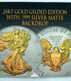 First Commemorative Mint Set 56 Gold Plated State Quarters in Wood Case Plus