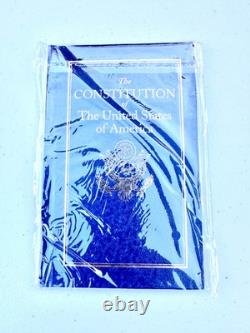 Franklin Mint 24K Gold-Plated Founding Fathers 7-Piece Medallion Collection Set