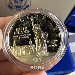 GOLD $5 COIN Liberty Coins 1886 1986 Three Coin Proof Set In Case