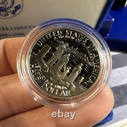 GOLD $5 COIN Liberty Coins 1886 1986 Three Coin Proof Set In Case