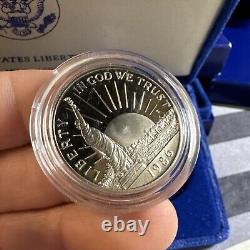 GOLD $5 COIN Liberty Coins 1886 1986 Three Coin Proof Set In Case