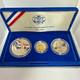 Gold Coin United States Liberty Coins 1886 1986 3 Coin Proof Set With Case & Coa