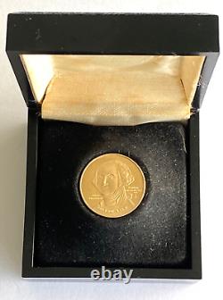 George Washington. 500 12K Fine Gold Bicentennial Commemorative Coin 1776-1976
