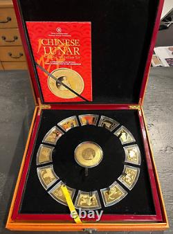 Gold Coins Canadian Mint 2014 Chinese Lunar Calendar Medallion Set