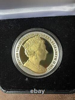 Gold Gilt 2021 British V. I? Last Morgan 1st Peace Dollar 1oz Silver Proof