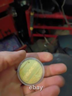 Gold-Plated Jesus Last Supper Commemorative-Challenge Coin with Protective Case