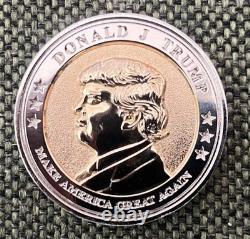 Gold & Silver Donald Trump 2017 Commemorative Inauguration Coin Limited Edition