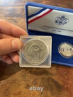 Gold United States Liberty Coins 1886 1986 3 Coin Set with Case & COA