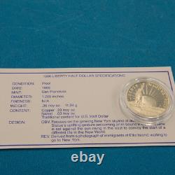Gold United States Liberty Coins 1886 1986 3 Coin Set with Case & COA