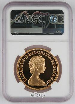 Great Britain UK 1984 5 Pound/Sovereign 1.177 Oz Gold Proof Coin NGC PF69 UC