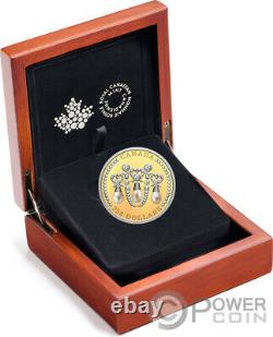 HER MAJESTY QUEEN ELIZABETH II LOVER KNOT TIARA Gold Coin 250$ Canada 2021