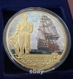 HMS Victory 250th Anniversary Set 6 Gold Plated Coin Proof Set