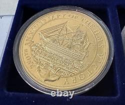 HMS Victory 250th Anniversary Set 6 Gold Plated Coin Proof Set