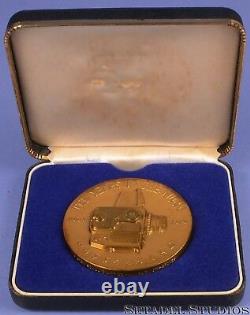 Hasselblad 10 Years On The Moon Commemorative Bronze Coin + Original Display Box