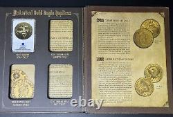 Historical Gold Eagle Archival Albums Volumes I-IV Album with7 Commemorative Coins